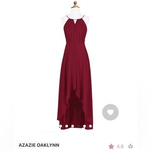 Azazie Bridesmaid dress in burgundy